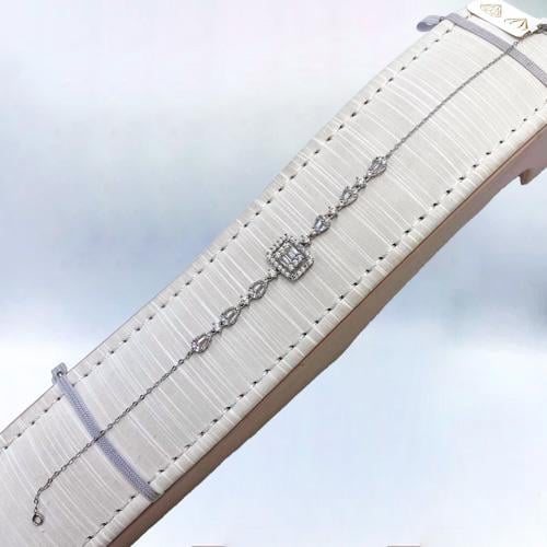 أسواره ذهب أبيض عيار 18 الوزن 2.47 جرام