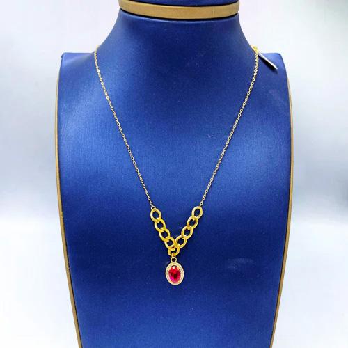 عقد ذهب عيار 18 الوزن 3.2 جرام