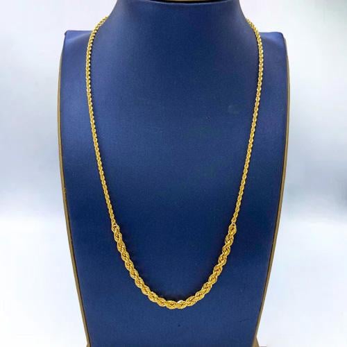 عقد ذهب عيار 18 الوزن 2.61 جم