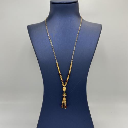 سبحة ذهب عيار 21 الوزن 6.3 جرام