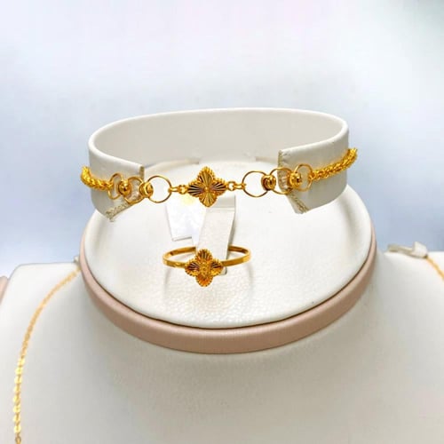 طقم ذهب عيار 21 الوزن 12.12 جرام