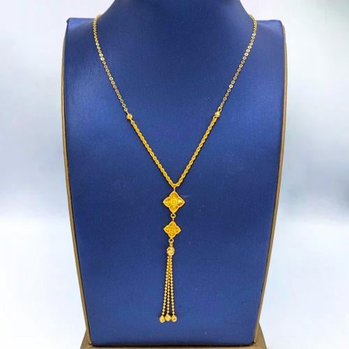 عقد ذهب عيار 21 الوزن 4.24 جرام