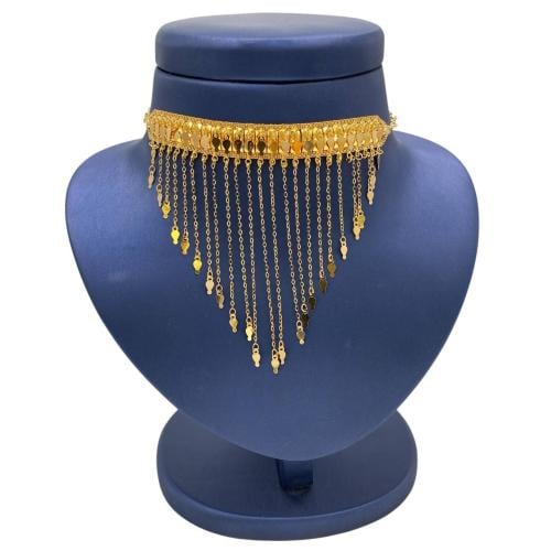 خناق ذهب عيار 21 الوزن 13.84 جرام