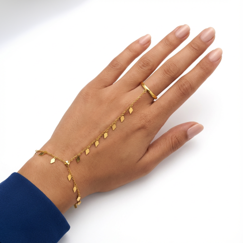 كف ذهب عيار 21 الوزن 2.15 جم