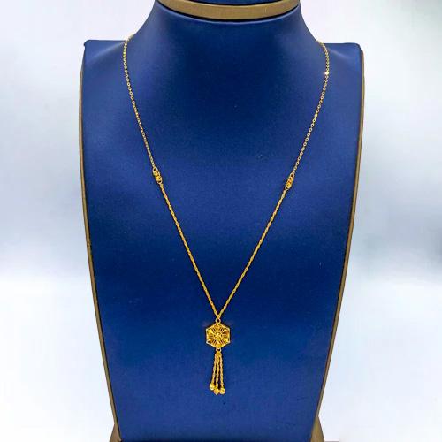 عقد ذهب عيار 21 الوزن 1.83 جم