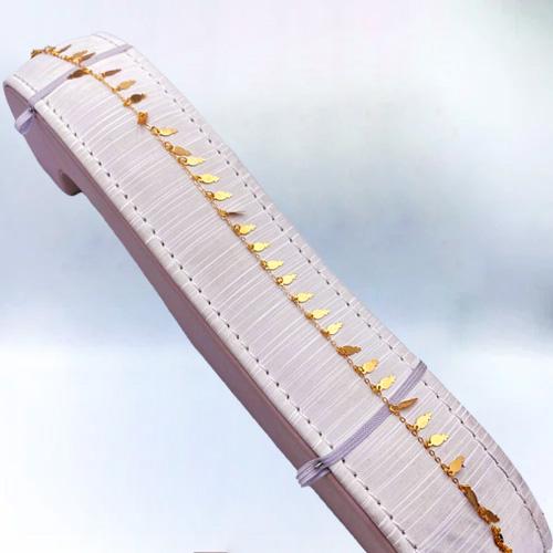 خلخال ذهب عيار 21 الوزن 2.2 جرام