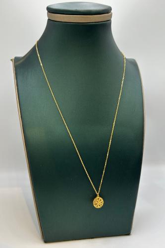 عقد ذهب عيار 21 الوزن 2.4 جرام