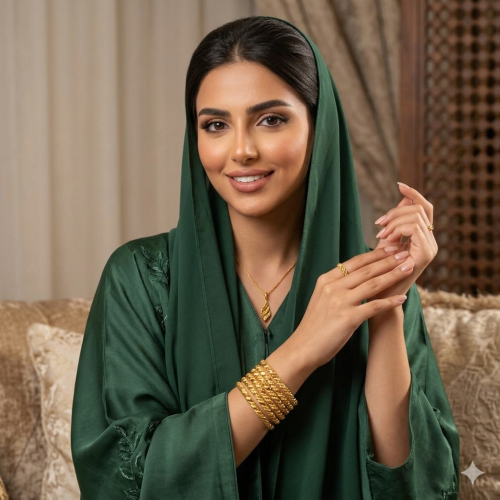 غوايش المبروم ذهب عيار 21