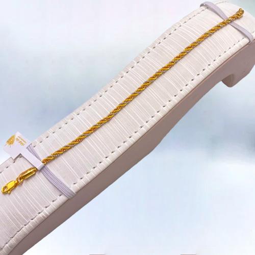 أسواره ذهب عيار 21 الوزن 5.27 جم