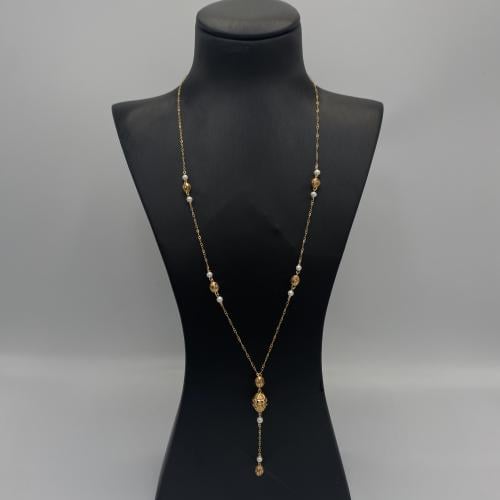 عقد ذهب عيار 21 الوزن 3.26 جرام