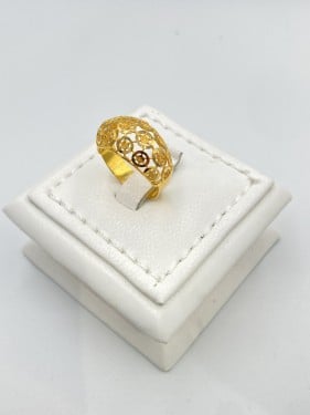 خاتم ذهب عيار21 الوزن 4.1جرتم