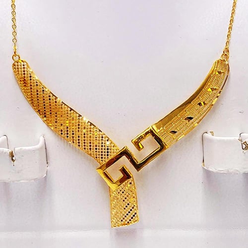 طقم ذهب عيار 21 الوزن 9.44 جرام