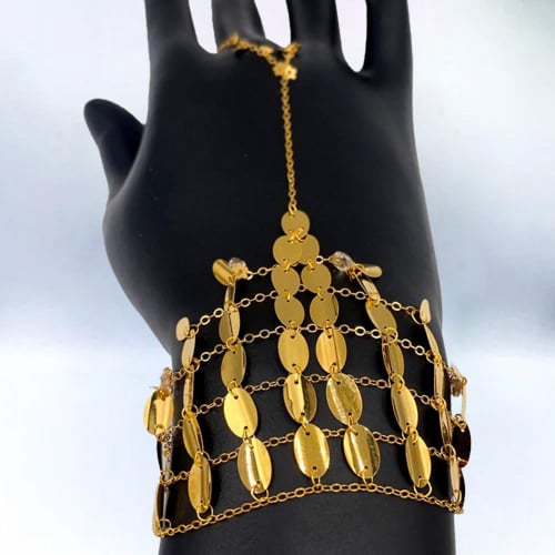 كف ذهب عيار 21 الوزن 4.94 جم