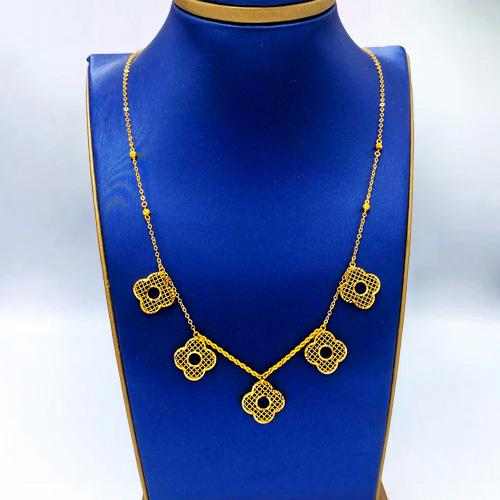 عقد ذهب عيار 21 الوزن 5.5 جرام