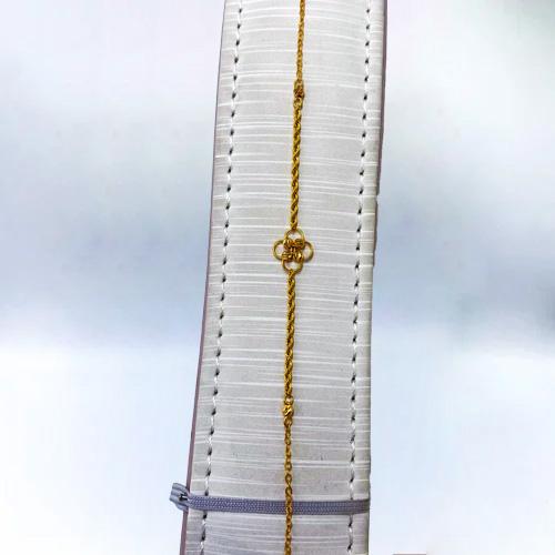 21 karat gold bracelet, weight 1.3 grams