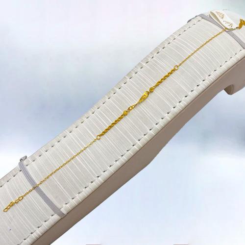 أسواره ذهب عيار 21 الوزن 0.77 جرام