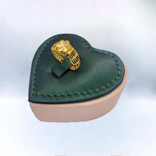 خاتم ذهب عيار 21 الوزن 1.55 جم