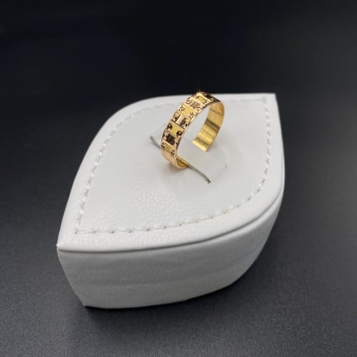 دبلة ذهب عيار 21 الوزن 2.77 جرام