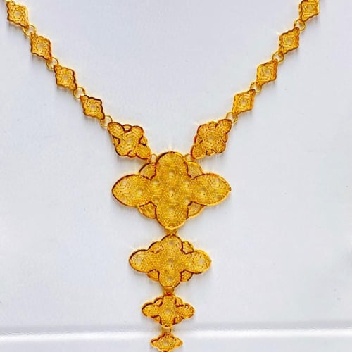 طقم ذهب عيار 21 الوزن 11.7 جرام