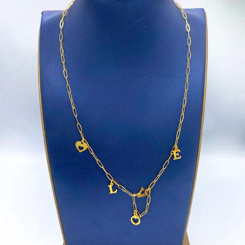 عقد ذهب عيار 18 الوزن 3.8 جم