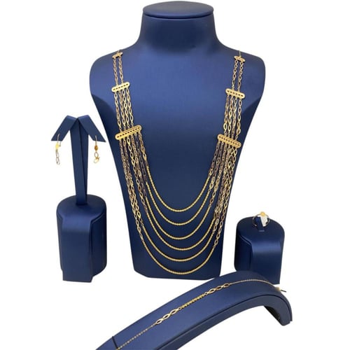 طقم ذهب عيار 21 الوزن 11.1 جرام