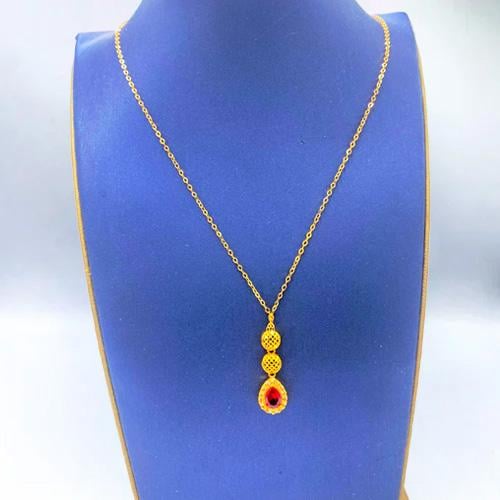 عقد ذهب عيار 21 الوزن 3.15 جرلم