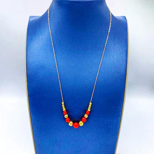 عقد ذهب عيار 21 الوزن 1.40 جم