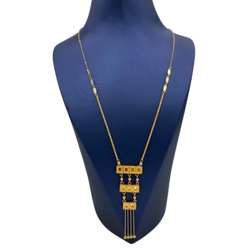 عقد سبحه ذهب عيار 21 الوزن 7.7 جم