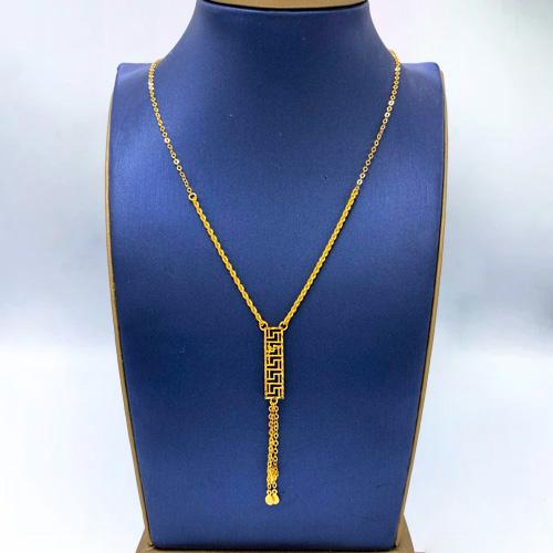 عقد ذهب عيار 21 الوزن 2.80 جرام