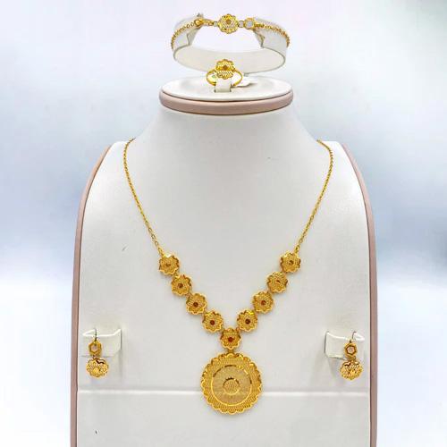 طقم ذهب عيار 21 الوزن 12.5 جرام