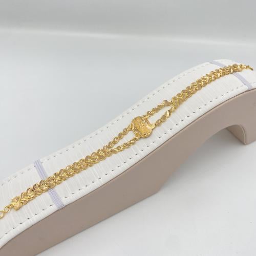 اسواره ذهب عيار 21 الوزن 7.65 جرام =