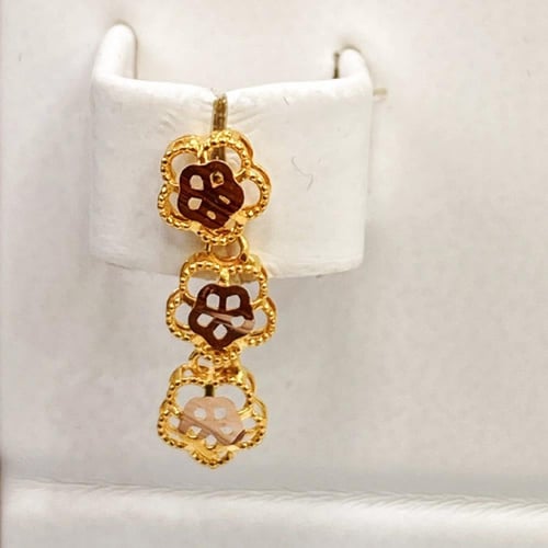 طقم ذهب عيار 21 الوزن 7.73 جرام