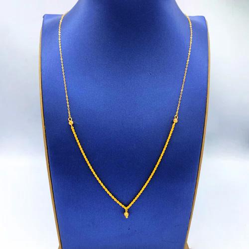 عقد ذهب عيار 21 الوزن 1.3 جرام