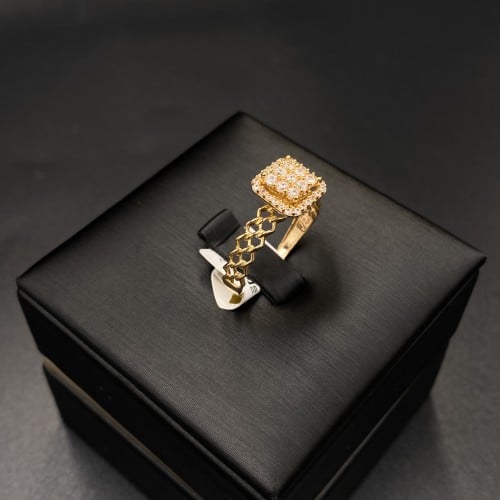 خاتم ذهب عيار 21 الوزن 2.67 جرام