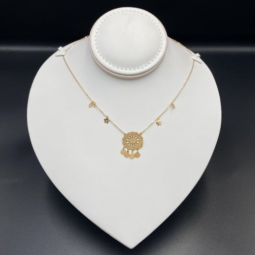 عقد ذهب عيار 21 الوزن 2.29 جرام