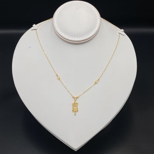 عقد ذهب عيار 21 الوزن 2.63 جرام