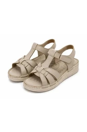 CookaShoes أحذية كووكا صندل نسائي من الجلد الطبيعي...