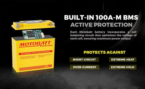 MLX4U-HP Motobatt LifePo4 Lithium Battery