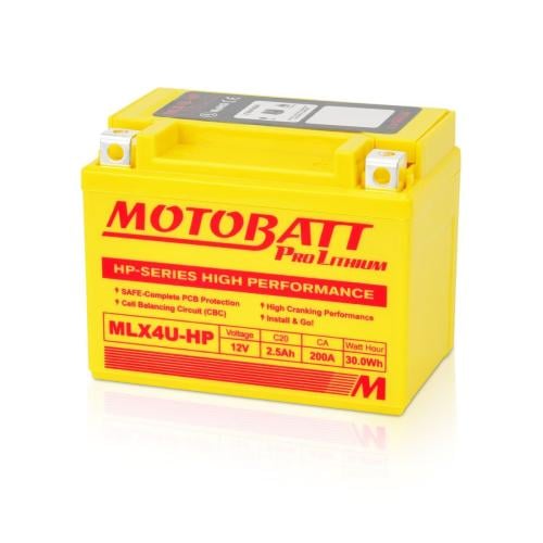 MLX4U-HP Motobatt LifePo4 Lithium Battery