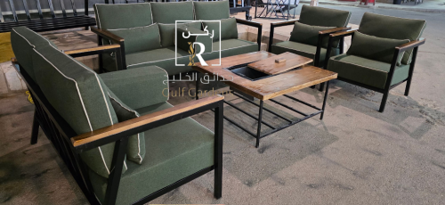 جلسه 7 اشخاص مع طاوله كبير منقد