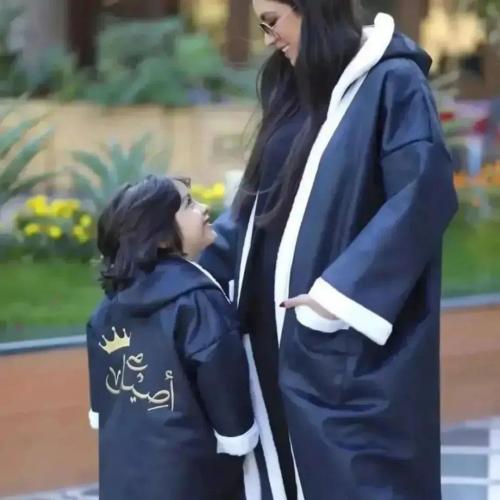 طقم الام والبنت لشتاء بالاسم