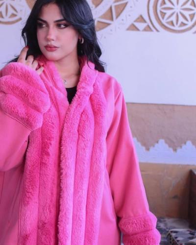 فروه نسائي سحر الشتاء_متجر تساهيل