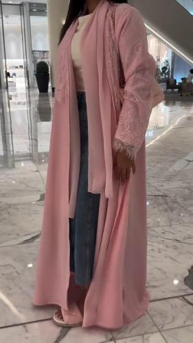 The Summer Abaya pink