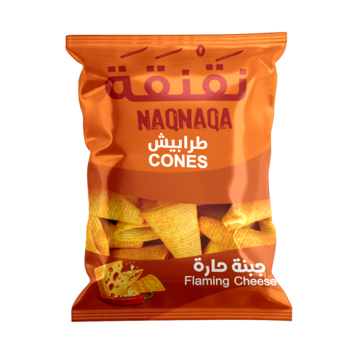 نقنقة سناكس طرابيش جبنة حارة 250غ