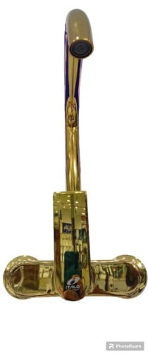 خلاط مطبخ جداري ذهبي ايطالي ضمان 5 سنوات