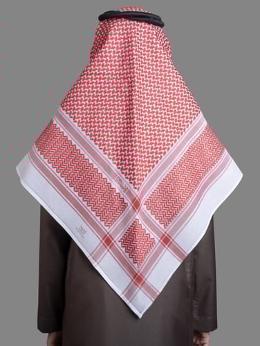 شماغ البسام البصمة أحمر مميز