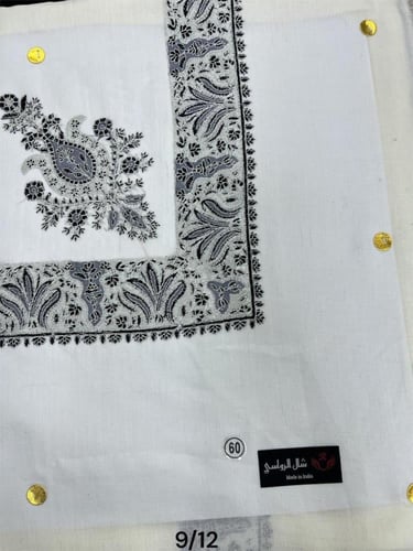 شال كشميري هندي ١٠٠٪الرواسي مقاس 60