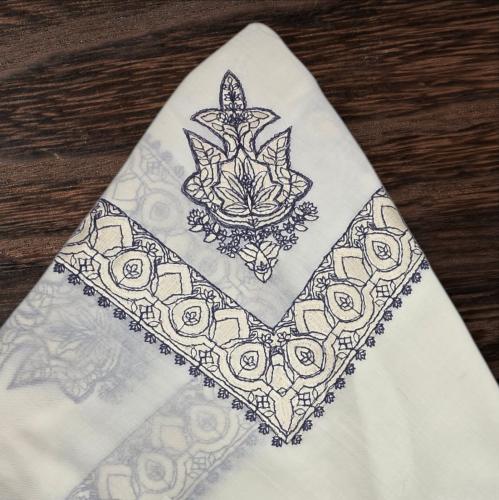 شال شتوي لوسيل حياكة يدوية (4)