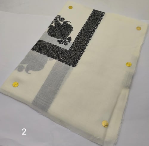 شال مطرز يدوي موديل 2