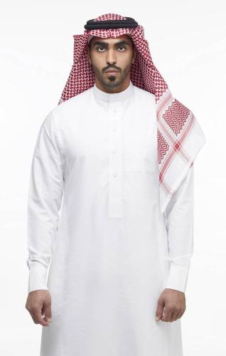 شماغ كلاسيك ياقوت احمر